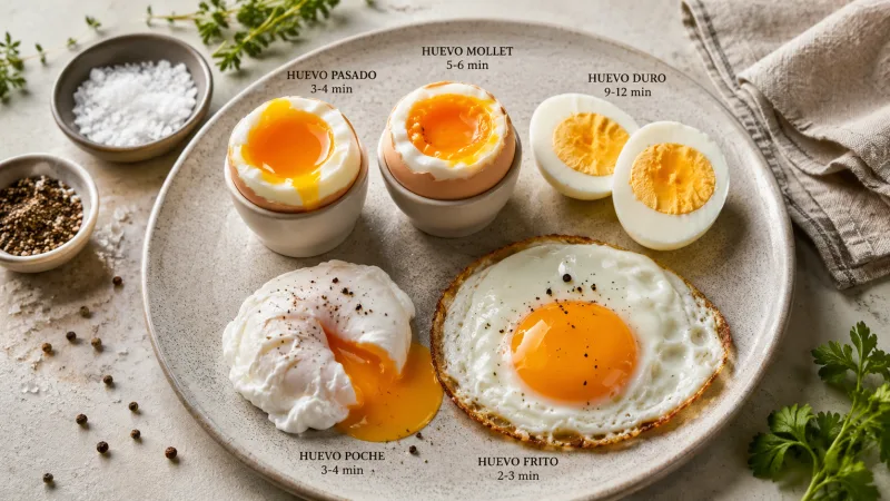 Guía práctica para cocinar huevos en su punto exacto