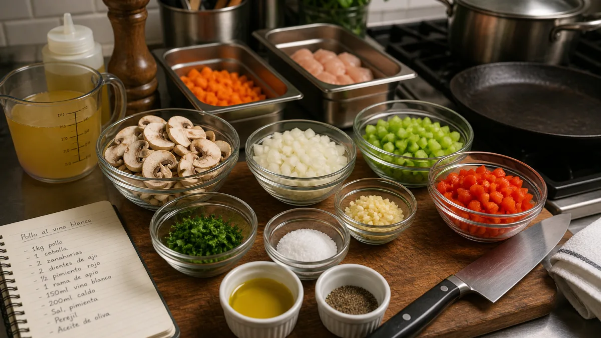 Mise en place: organización previa y eficiencia en la cocina