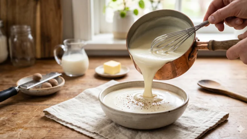Salsa bechamel perfecta: fácil, cremosa y sin grumos